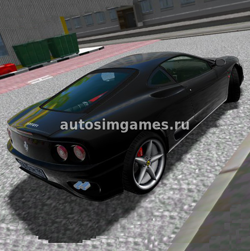 Мод машина спорткар Ferrari Modena 360 для 3D инструктор 2.2.7