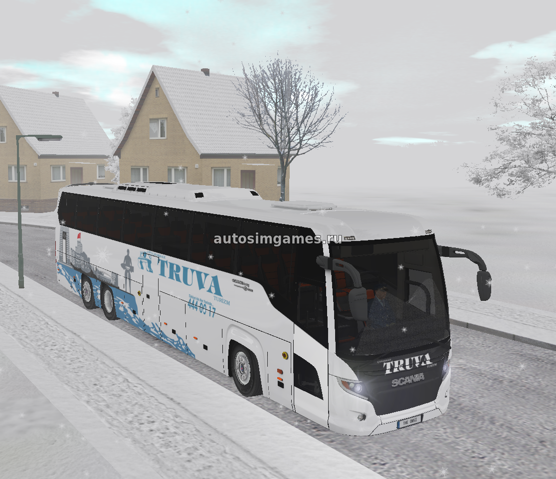 Скачать автобус Scania Touring для Omsi 2