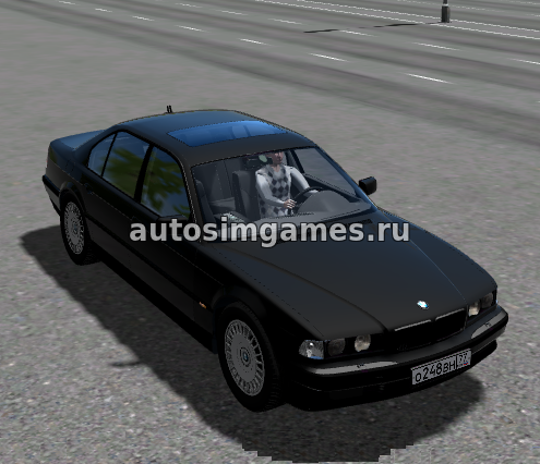 Мод машина BMW 750IL для City Car Driving 1.5.5