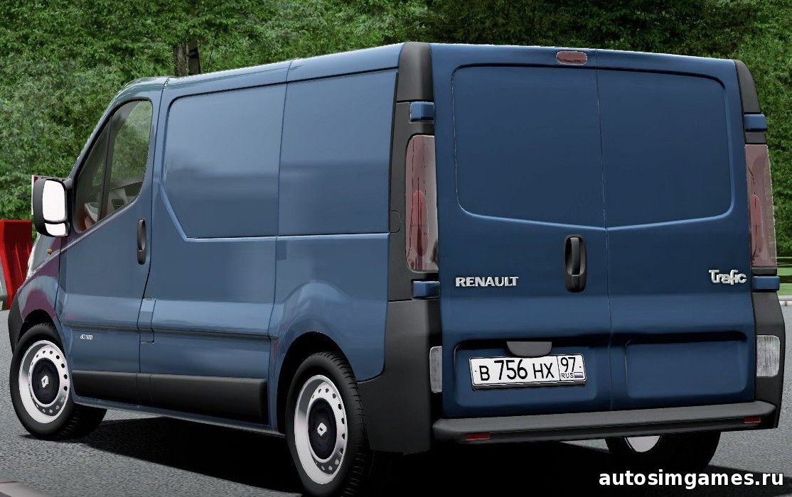 Микроавтобус Renault Trafic Cargo для City Car Driving 1.4.0