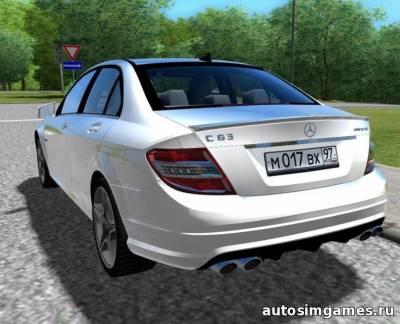 Мод Mercedes-Benz C63 AMG для 3D Инструктор 2.2.7