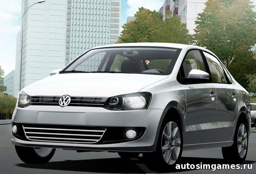 Volkswagen Polo TSI 2014 для city car driving 1.4.1