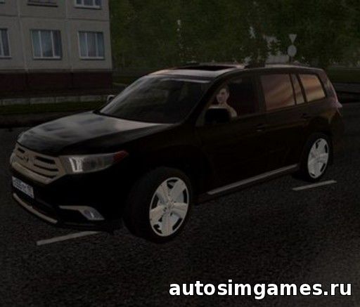 Toyota Highlander для City Car Driving 1.5.0