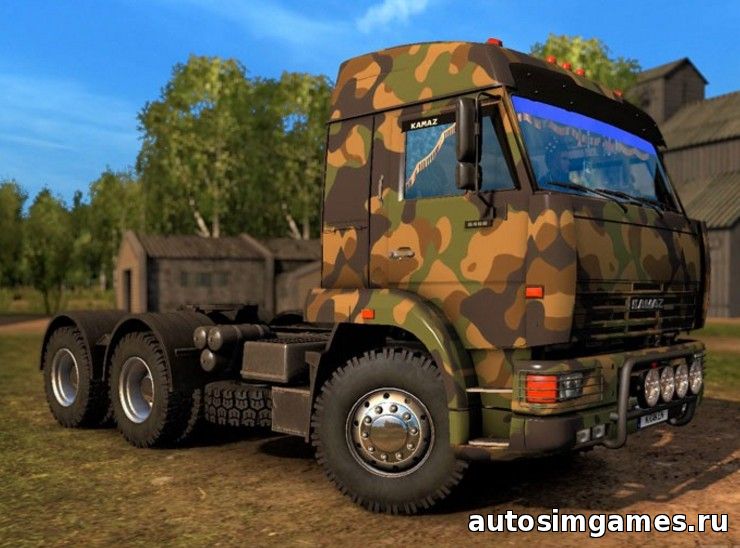 пак Камазов 5460,6460,65201,65117 для Euro Truck Simulator 2