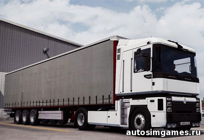 Мод грузовик Renault Integral 390 для Euro Truck Simulator 2