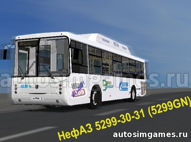 Мод городской автобус Нефаз 5299-30-31 (5299GN) для Omsi 2