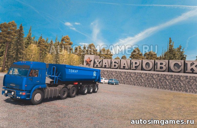 карта Суровая Россия R13 1.22 для Euro Truck Simulator 2