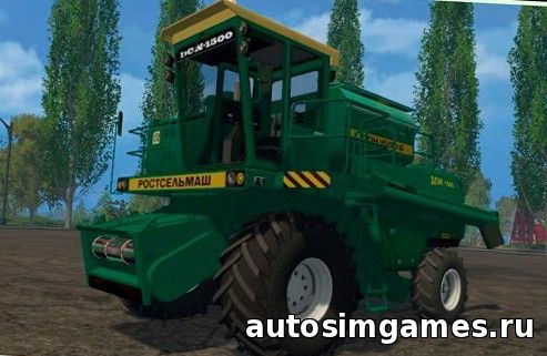 комбайн дон-1500 для Farming Simulator 2015