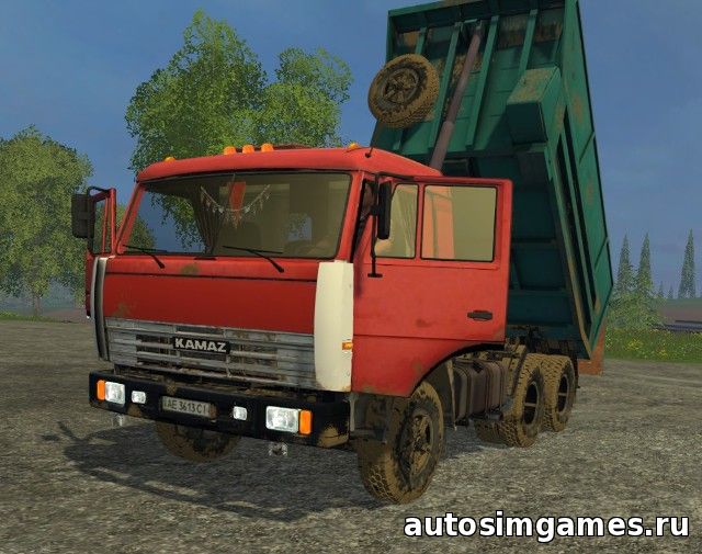 скачать камаз-55111 для farming simulator 2015