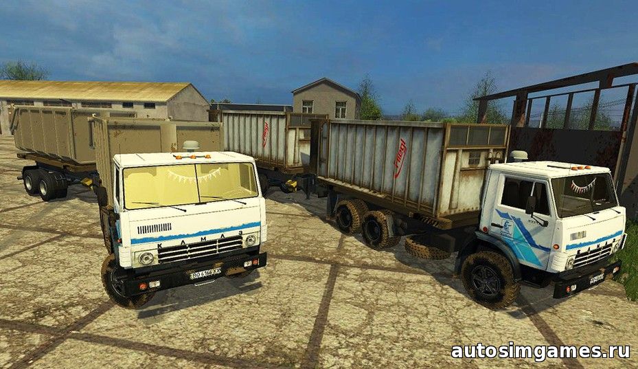 скачать грузовик КамАЗ-53212 для farming simulator 2015