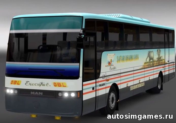 автобус Vanhool Adiputro Otobus для Euro Truck Simulator 2