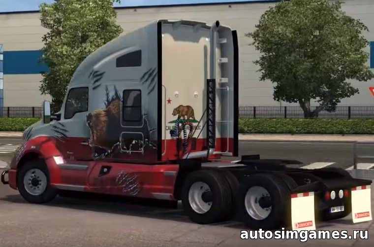 грузовик kenworth T680 для euro truck simulator 2